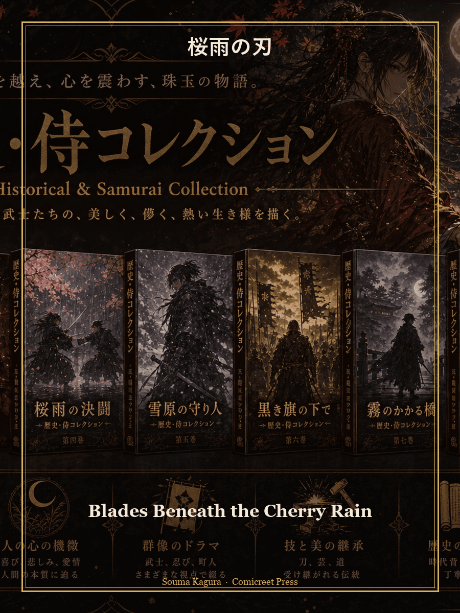 Blades Beneath the Cherry Rain cover