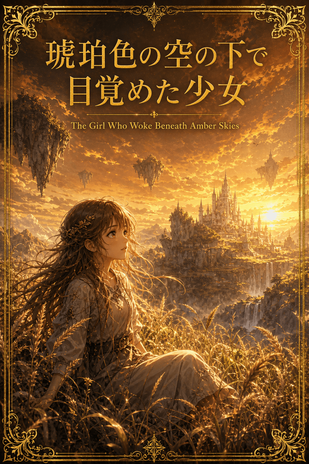 The Girl Who Woke Beneath Amber Skies cover