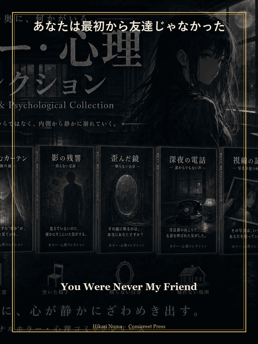 You Were Never My Friend cover